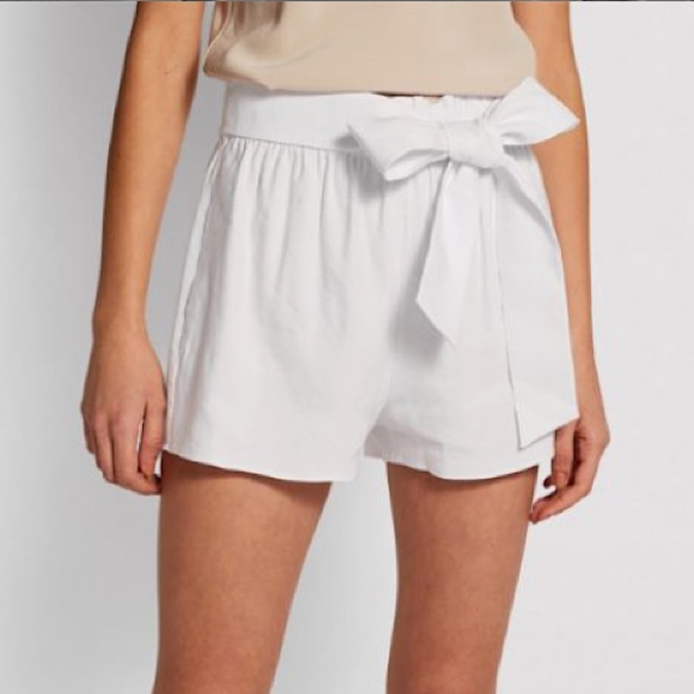 Alice & Olivia Linn Paperbag-Waist Shorts –– NWT